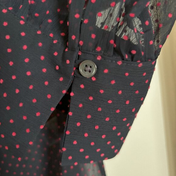 Banana Republic Navy Blue button down Size S - Picture 4 of 7